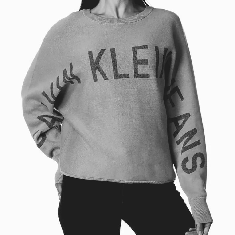 Calvin Klein Jeans Logo Long Sleeve Pullover Sweater